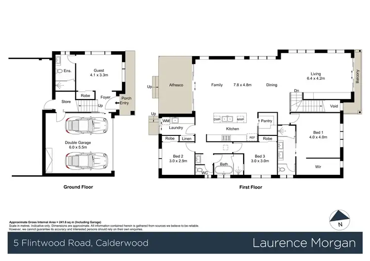 Floorplan of Homely house listing, 5 Flintwood Road, Calderwood NSW 2527