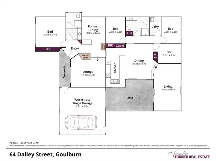 Floorplan of Homely house listing, 64 Dalley Street, Goulburn NSW 2580