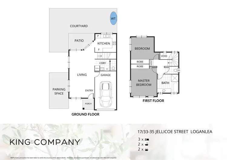 Floorplan of Homely townhouse listing, 17/33-35 Jellicoe Street, Loganlea QLD 4131