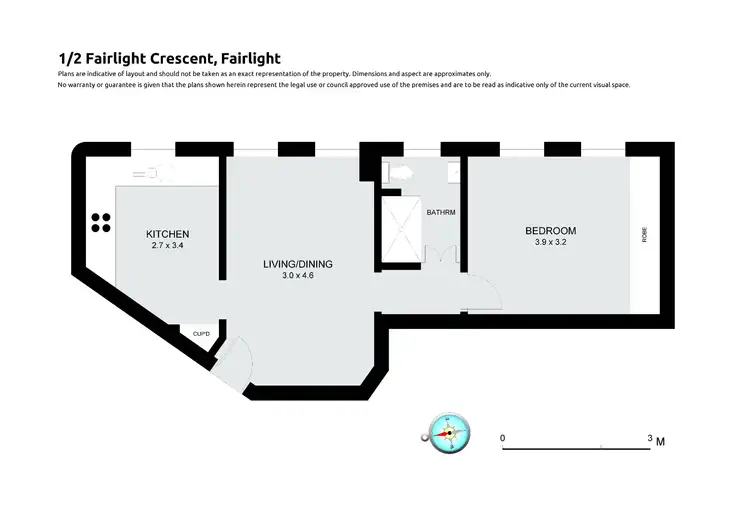Floorplan of Homely apartment listing, 1/2 Fairlight Crescent, Fairlight NSW 2094