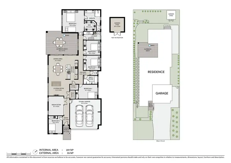 Floorplan of Homely house listing, 17 Ahern Circuit, Cumbalum NSW 2478