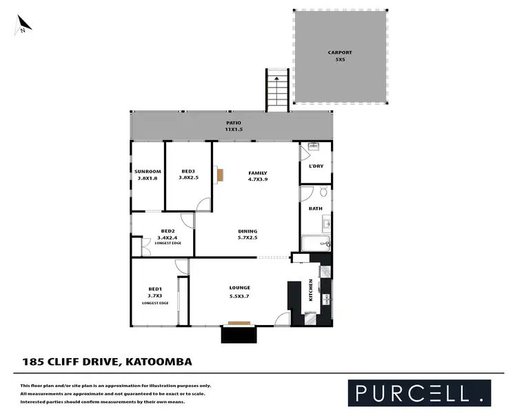 Floorplan of Homely house listing, 185 Cliff Drive, Katoomba NSW 2780