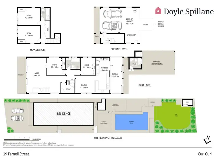 Floorplan of Homely house listing, 29 Farnell Street, Curl Curl NSW 2096