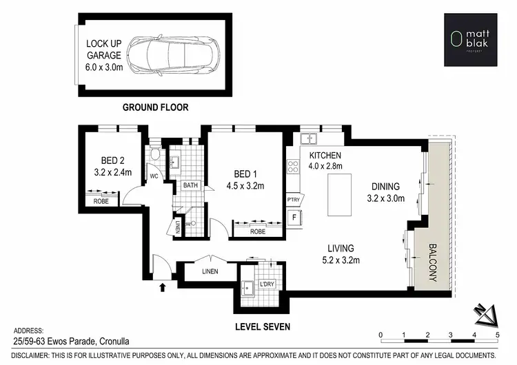 Floorplan of Homely apartment listing, 25/59-63 Ewos Parade, Cronulla NSW 2230