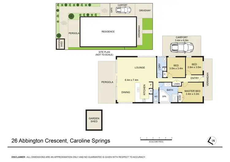 Floorplan of Homely house listing, 26 Abbington Crescent, Caroline Springs VIC 3023
