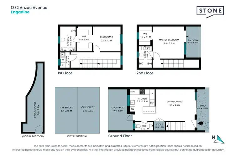 Floorplan of Homely townhouse listing, 13/2 Anzac Avenue, Engadine NSW 2233