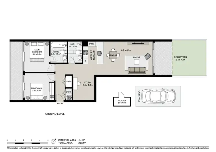 Floorplan of Homely apartment listing, B105/1 Allengrove Crescent, North Ryde NSW 2113
