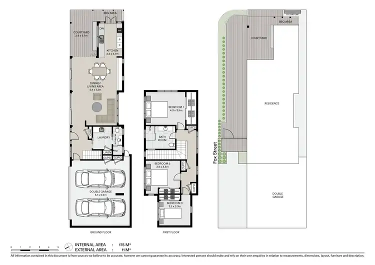 Floorplan of Homely semi-detached listing, 42 Fox Street, Ballina NSW 2478