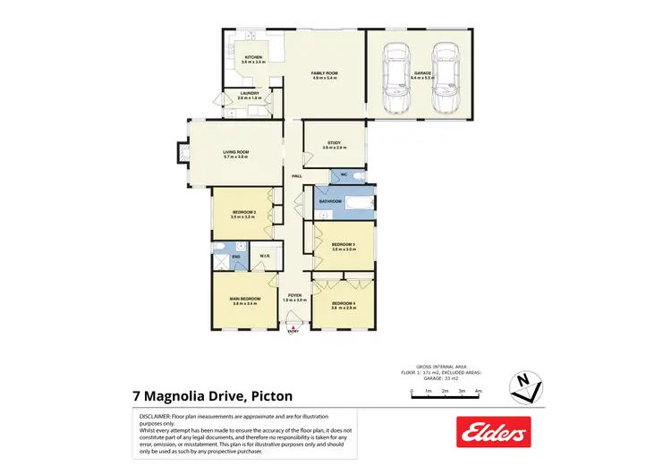 Floorplan of Homely house listing, 7 Magnolia Drive, Picton NSW 2571