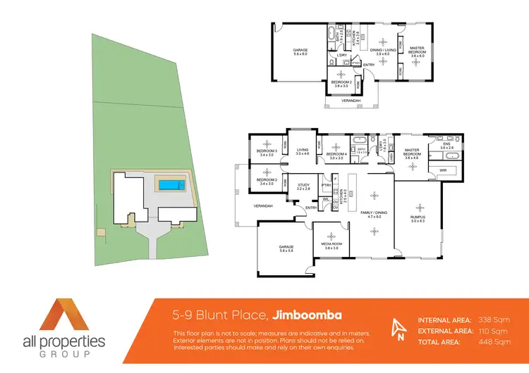 Floorplan of Homely house listing, 5-9 Blunt Place, Jimboomba QLD 4280