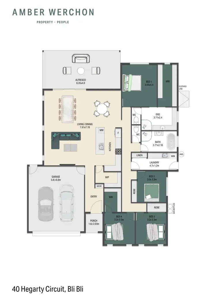Floorplan of Homely house listing, 40 Hegarty Circuit, Bli Bli QLD 4560