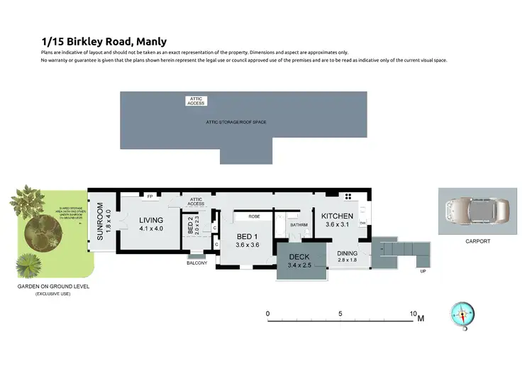 Floorplan of Homely apartment listing, 1/15 Birkley Road, Manly NSW 2095
