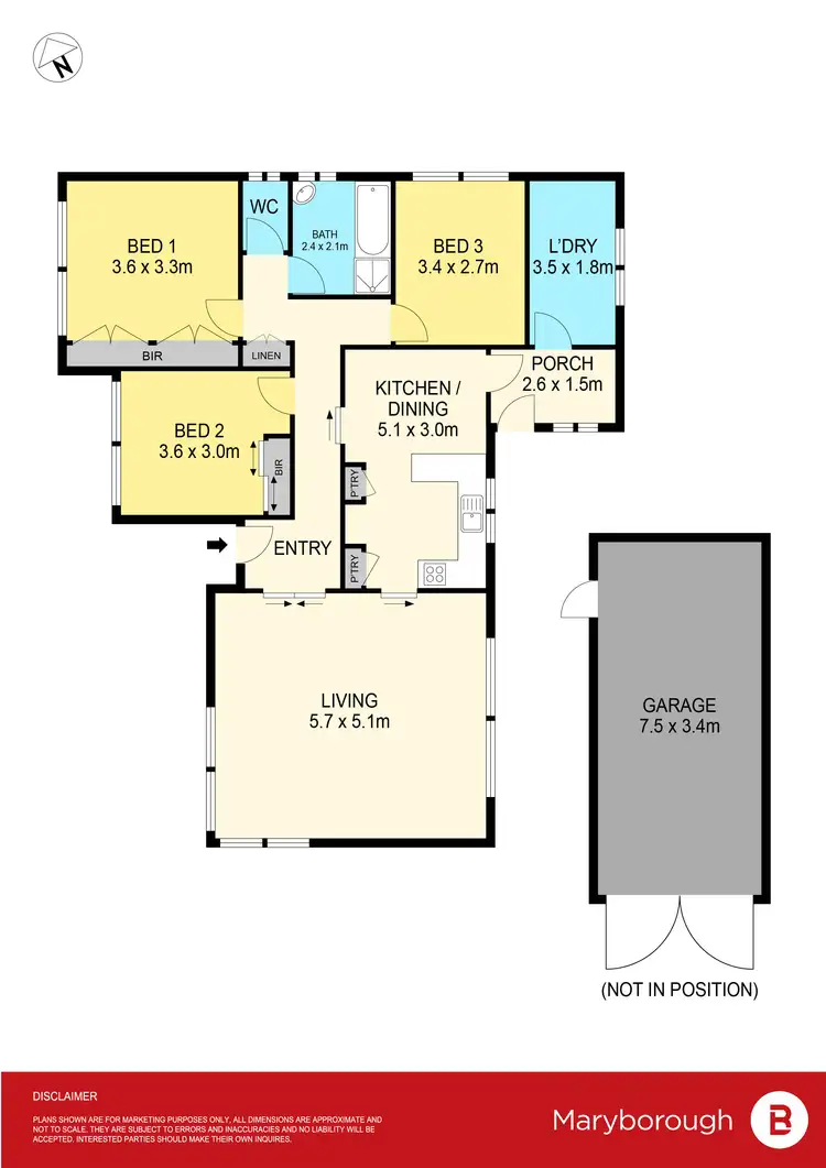 Floorplan of Homely house listing, 2 Jean Street, Maryborough VIC 3465