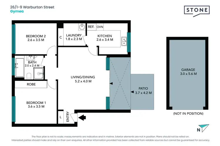 Floorplan of Homely apartment listing, 26/1-9 Warburton Street, Gymea NSW 2227
