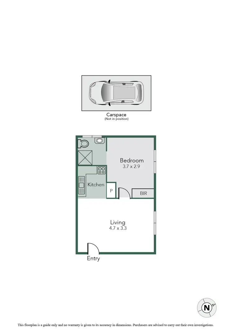 Floorplan of Homely apartment listing, 1/18 Collins Street, Mentone VIC 3194