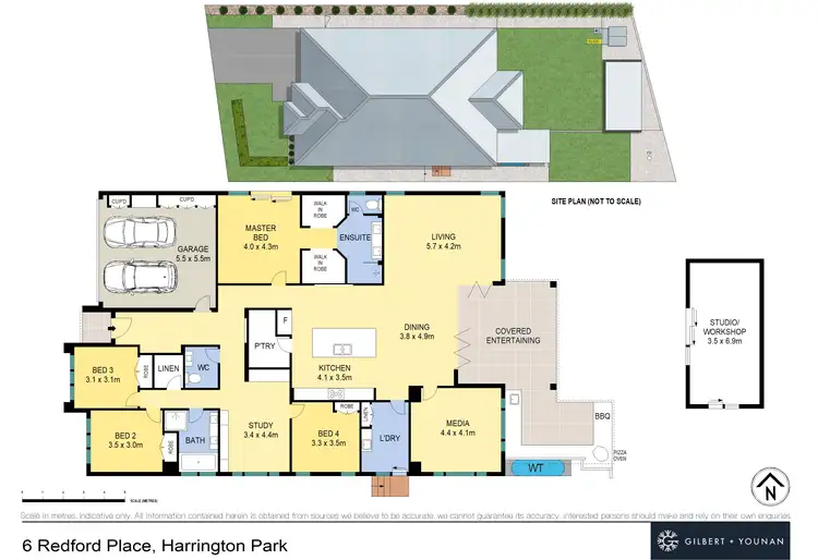 Floorplan of Homely house listing, 6 Redford Place, Harrington Park NSW 2567