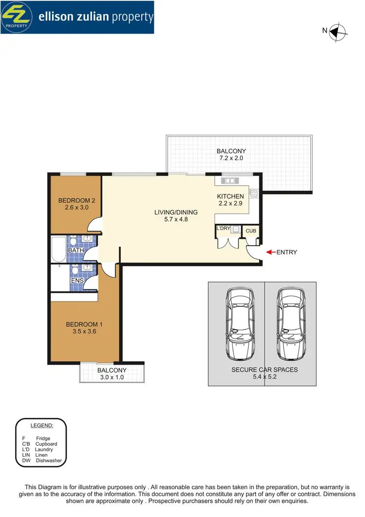 Floorplan of Homely apartment listing, 16/27-29 Rhodes Street, Hillsdale NSW 2036
