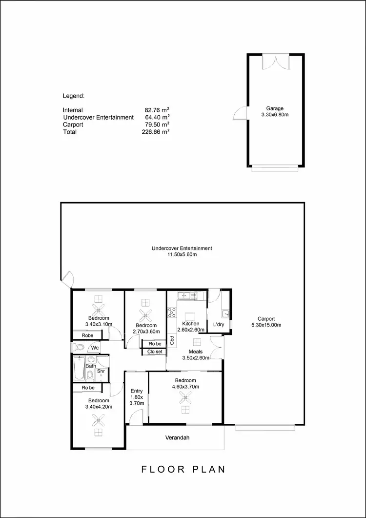 Floorplan of Homely house listing, 15 The Parkway, Paradise SA 5075