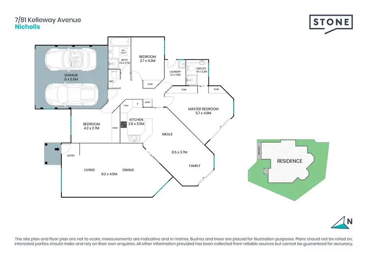 Floorplan of Homely townhouse listing, 7/81 Kelleway Avenue, Nicholls ACT 2913