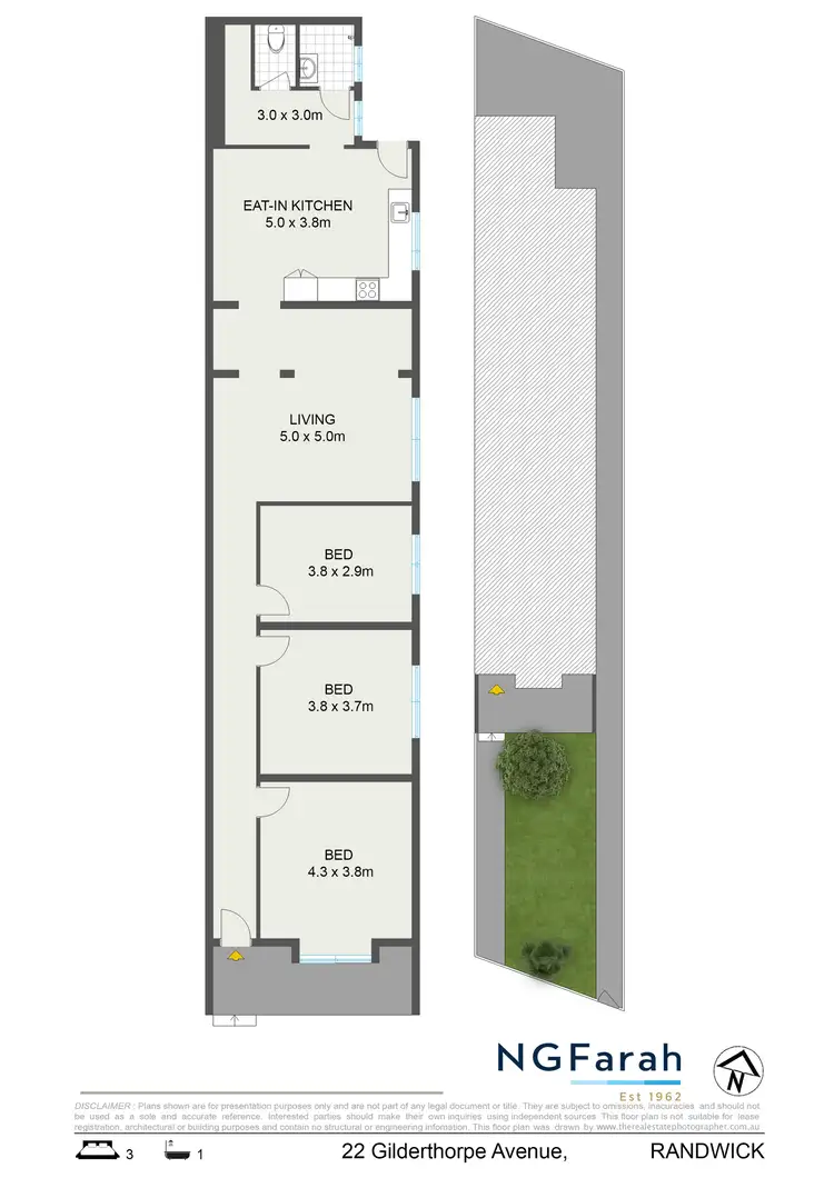 Floorplan of Homely house listing, 22 Gilderthorpe Avenue, Randwick NSW 2031