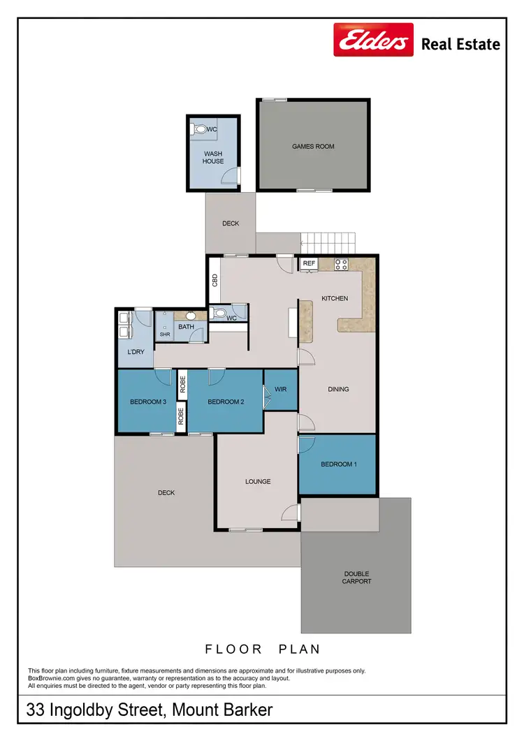Floorplan of Homely house listing, 33 Ingoldby Street, Mount Barker WA 6324