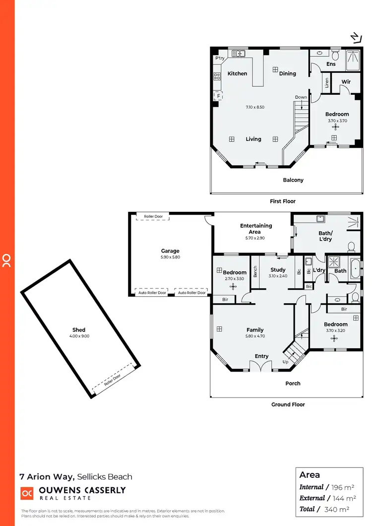 Floorplan of Homely house listing, 7 Arion Way, Sellicks Beach SA 5174
