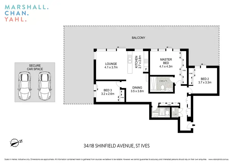 Floorplan of Homely apartment listing, 34/18 Shinfield Avenue, St Ives NSW 2075