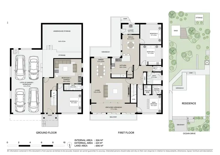 Floorplan of Homely house listing, 43 Ocean Drive, Macmasters Beach NSW 2251