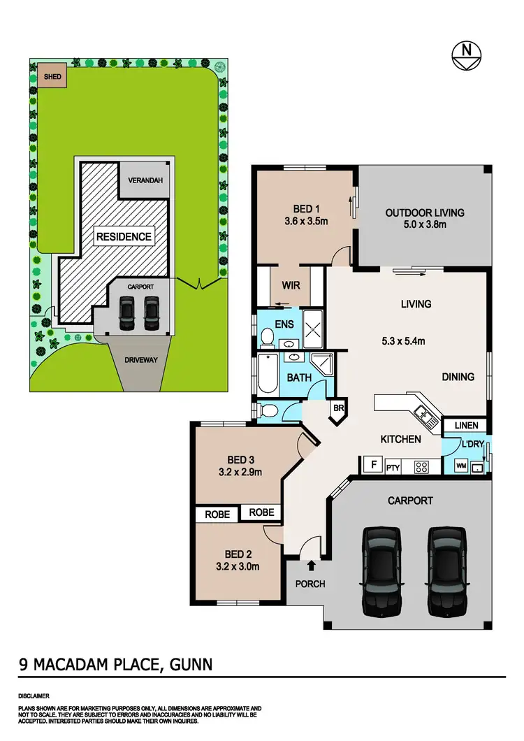 Floorplan of Homely house listing, 9 Macadam Place, Gunn NT 832