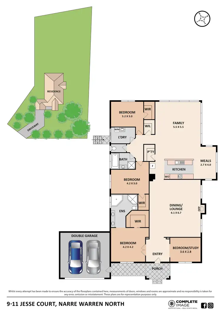 Floorplan of Homely house listing, 9-11 Jesse Court, Narre Warren North VIC 3804