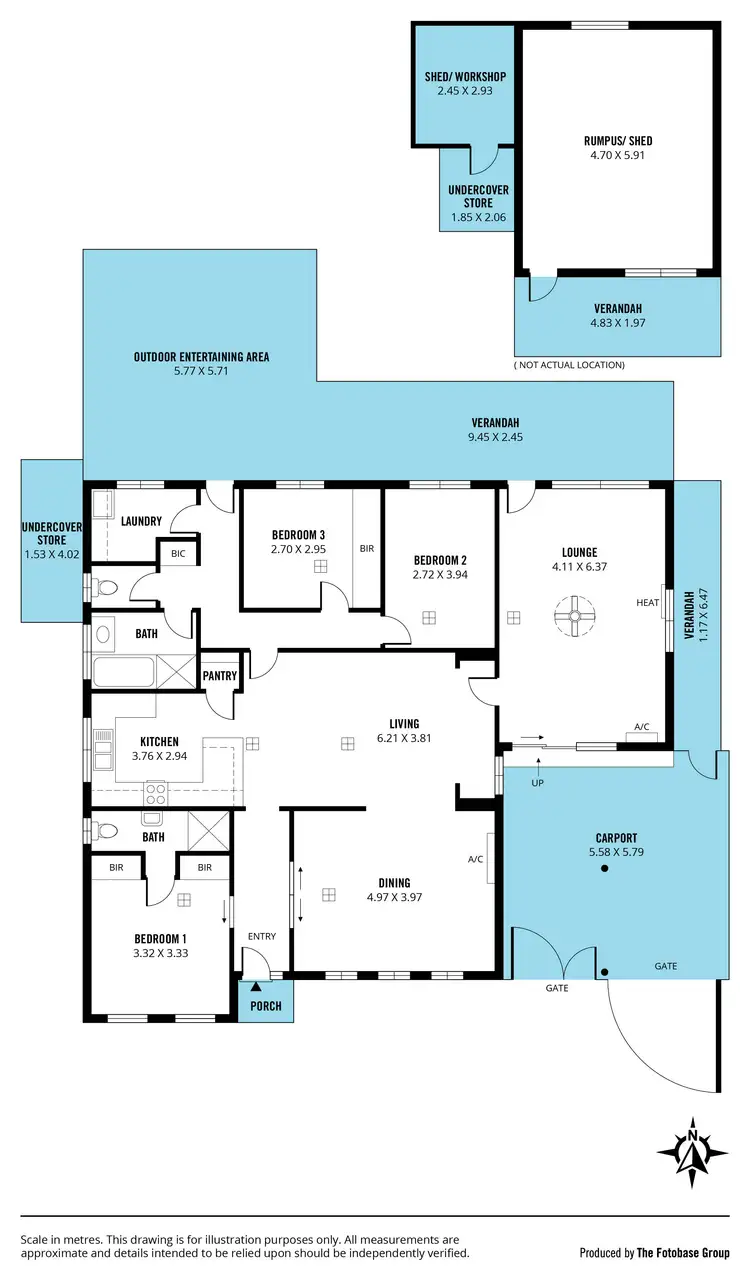 Floorplan of Homely house listing, 11 Sussex Crescent, Morphett Vale SA 5162