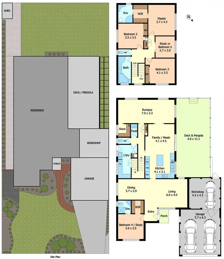 Floorplan of Homely house listing, 7 Wondalea Crescent, Wantirna VIC 3152