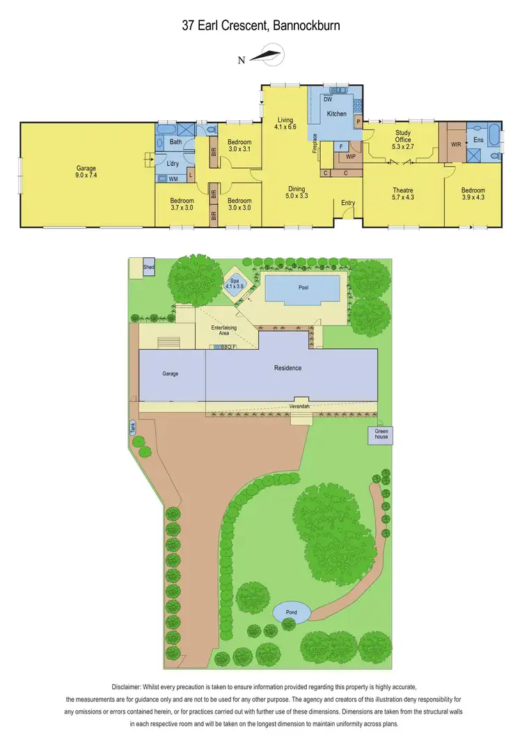 Floorplan of Homely house listing, 37 Earl Crescent, Bannockburn VIC 3331