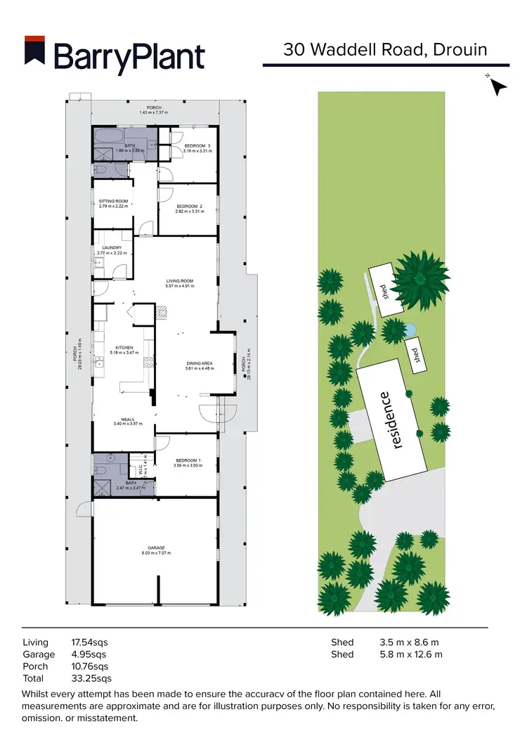 Floorplan of Homely house listing, 30 Waddell Road, Drouin VIC 3818