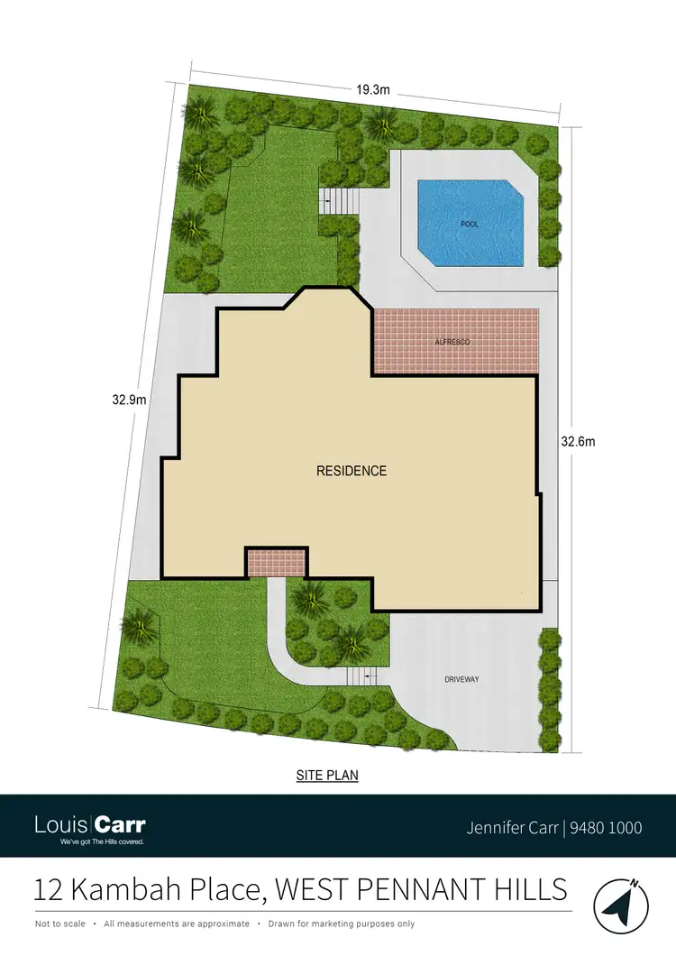 Floorplan of Homely house listing, 12 Kambah Place, West Pennant Hills NSW 2125