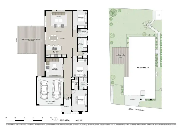 Floorplan of Homely house listing, 42 Normlyttle Parade, Miners Rest VIC 3352