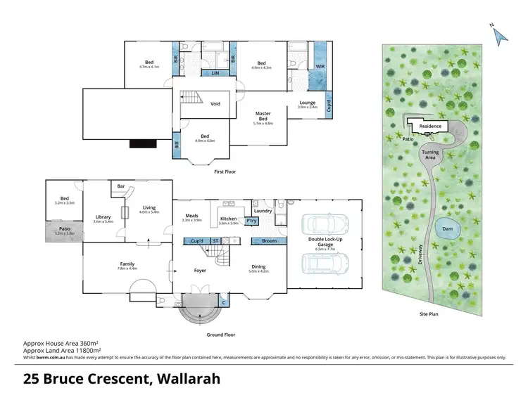 Floorplan of Homely rural property listing, 25 Bruce Crescent, Wallarah NSW 2259