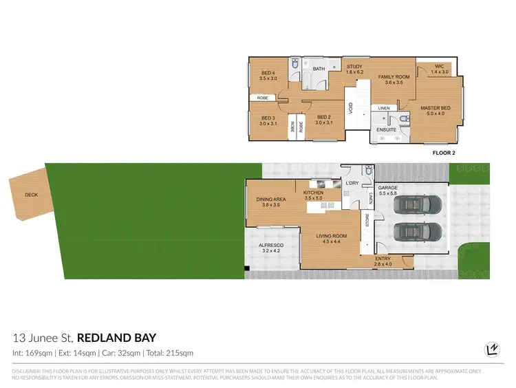 Floorplan of Homely house listing, 13 Junee Street, Redland Bay QLD 4165