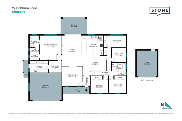 Floorplan of Homely house listing, 22 Cobham Road, Kinglake VIC 3763