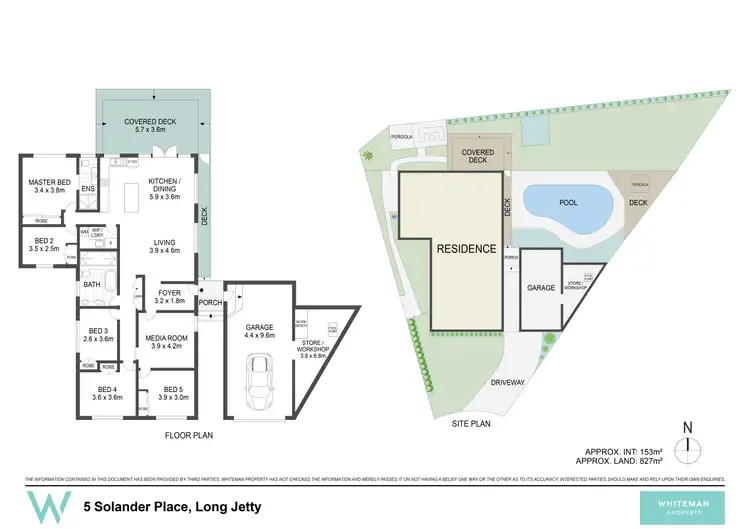 Floorplan of Homely house listing, 5 Solander Place, Long Jetty NSW 2261