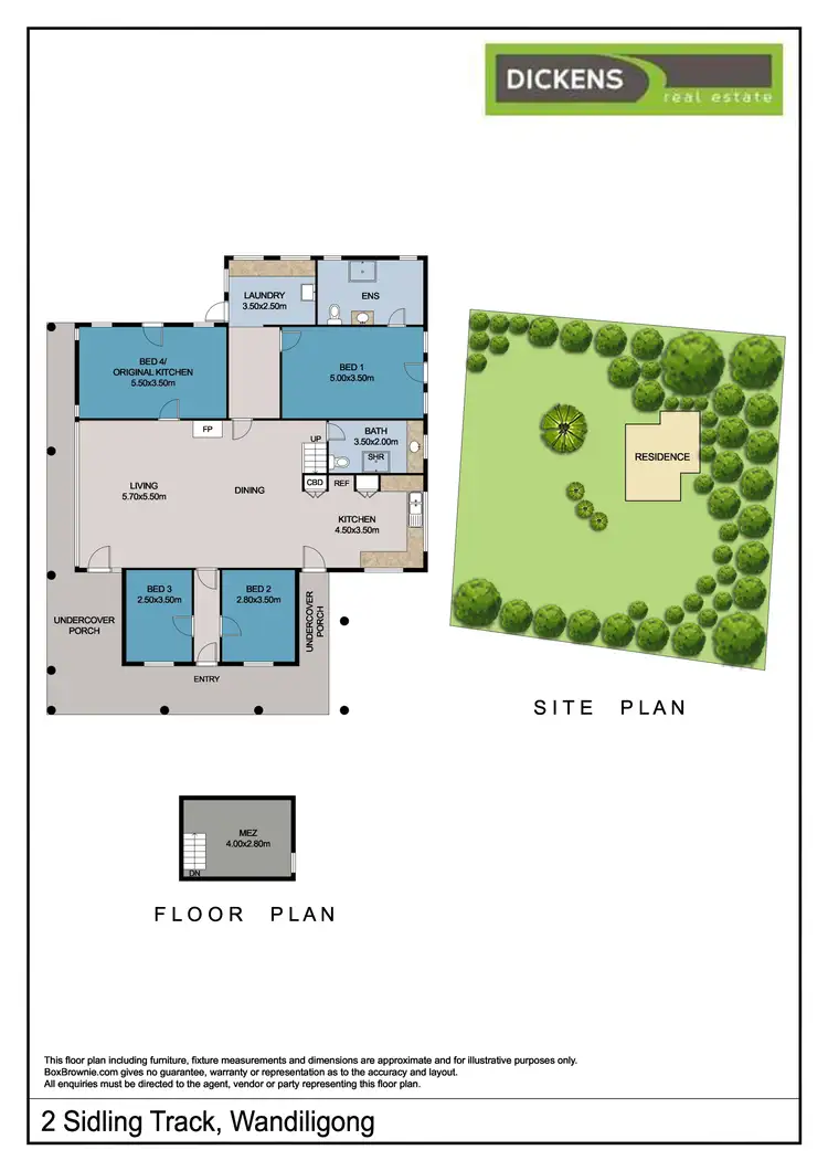Floorplan of Homely house listing, 2 Sidling Track, Wandiligong VIC 3744