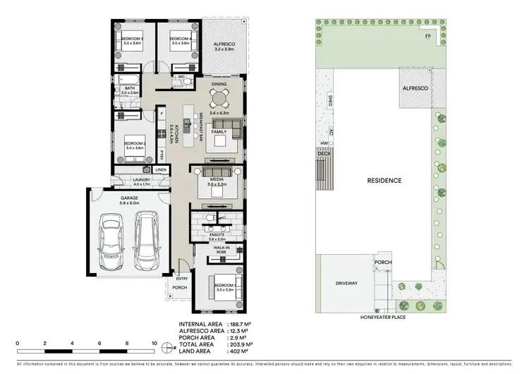 Floorplan of Homely house listing, 34 Honeyeater Place, Bli Bli QLD 4560