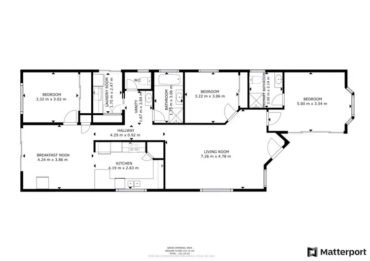 Floorplan of Homely house listing, 222 Benetook Avenue, Mildura VIC 3500