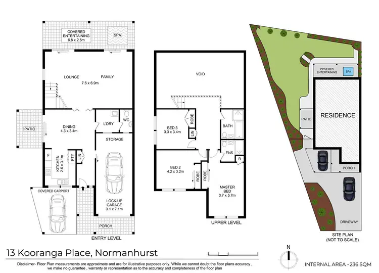 Floorplan of Homely semi-detached listing, 13 Kooranga Place, Normanhurst NSW 2076