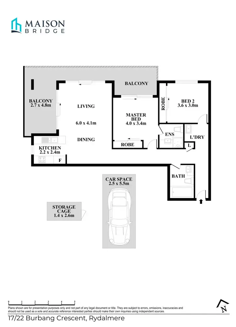 Floorplan of Homely apartment listing, 17/22 Burbang Crescent, Rydalmere NSW 2116