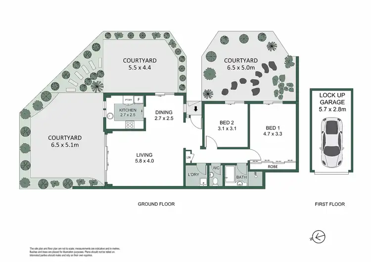 Floorplan of Homely apartment listing, 2/21 Grasmere Road, Cremorne NSW 2090