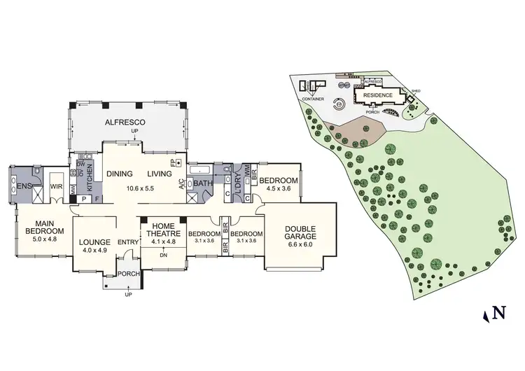 Floorplan of Homely house listing, 687 Heidelberg Kinglake Road, Hurstbridge VIC 3099