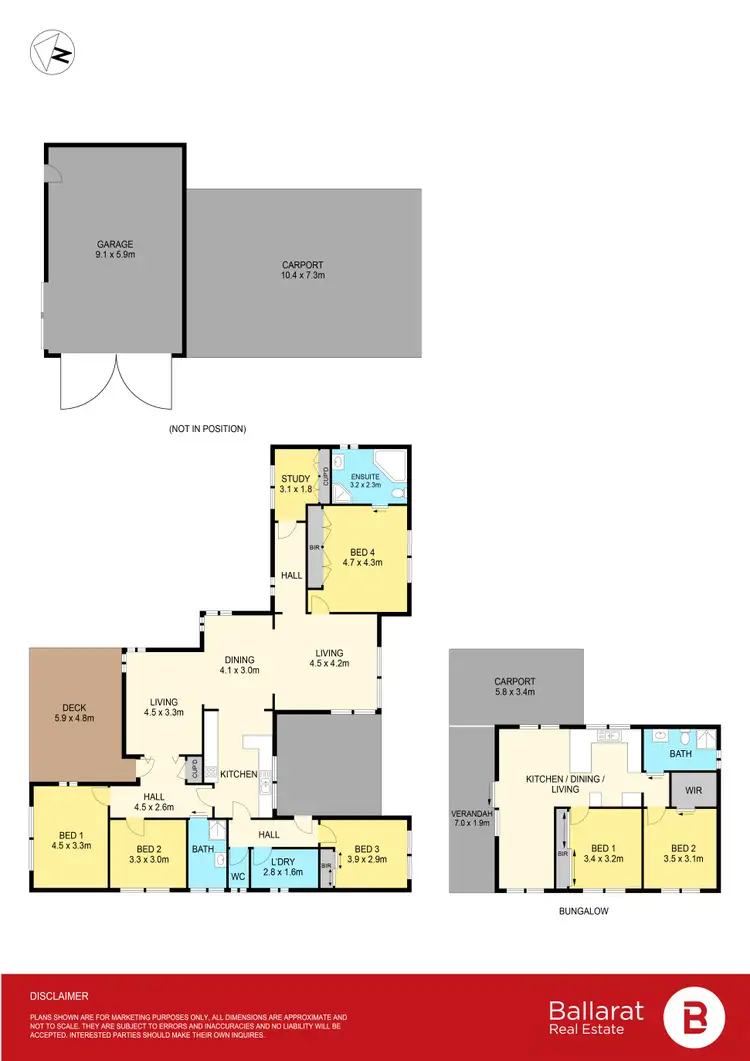 Floorplan of Homely rural property listing, 19 Whitfields Lane, Beaufort VIC 3373