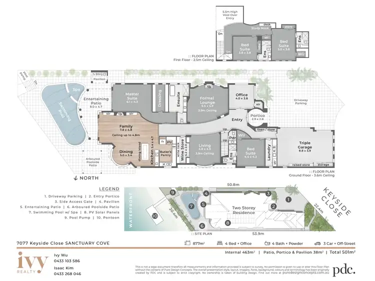 Floorplan of Homely house listing, 7077 Keyside Close, Sanctuary Cove QLD 4212