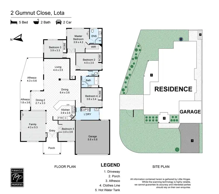 Floorplan of Homely house listing, 2 Gumnut Close, Lota QLD 4179